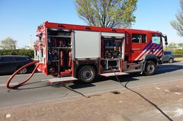 Schuurbrandje snel onder controle