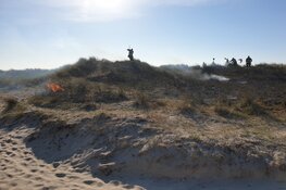 Duinbrand in Velsen-Noord snel onder controle