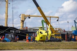 Man gewond na val van hoogte Monnickendamkade IJmuiden