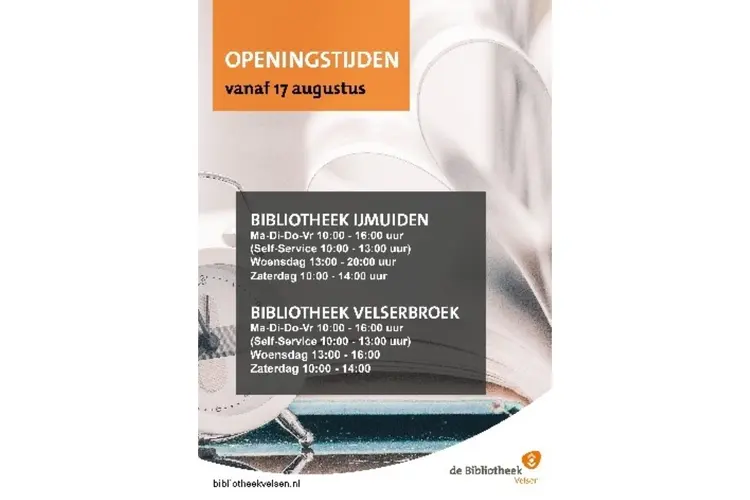 De Bibliotheek verruimt de openingstijden weer