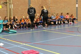 Eredivisionist HV KRAS/Volendam geeft handbal clinic aan jeugd van HCV’90