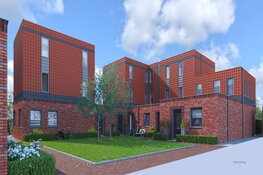 Kleinschalig nieuwbouwproject op de plek van de voormalige Laurentiuskerk in IJmuiden