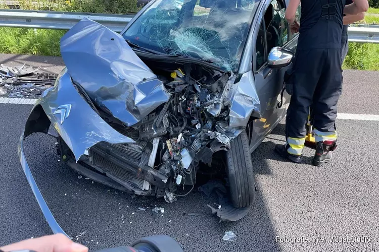 Ongeval op A208 bij Velserbroek