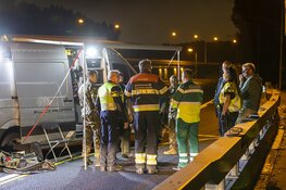 EOD doet onderzoek op de A22 bij Velsen-Zuid