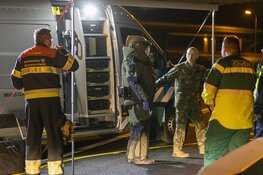 EOD doet onderzoek op de A22 bij Velsen-Zuid