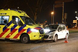Aanrijding met ambulance in IJmuiden