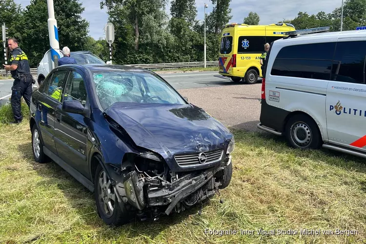 Veel schade bij ongeval op N202