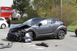 Botsing in Velsen-Noord, bestuurder meegenomen door politie