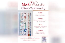 MerkWaardig exposeert in de Bibliotheek met Zinnige draden