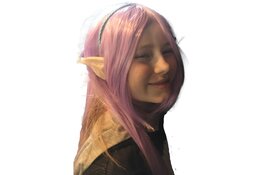 Verkleden bij de Feeën- en Superhelden dag in de Bieb