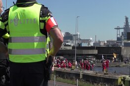 Honderden actievoerders op terrein Tata Steel