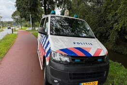 Politie-onderzoek in sloot Driehuis