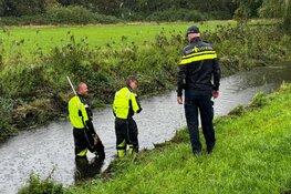 Politie-onderzoek in sloot Driehuis