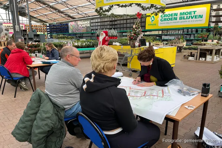 Inwoners Hofgeest Buiten ontvangen schets voor groenere tuin