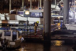 Brand aan boord van schip in Marina Seaport IJmuiden