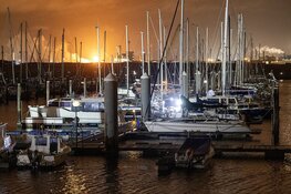 Brand aan boord van schip in Marina Seaport IJmuiden