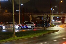 Paarden op de vlucht door Santpoort-Noord