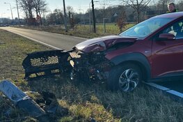 Eenzijdig ongeval op N208 in Santpoort-Noord