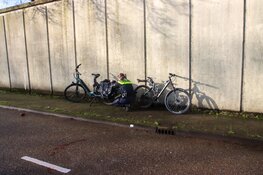 Botsing tussen fietsers op fietspad in Santpoort-Noord