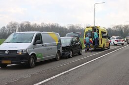 Aanrijding op Rijksweg in Velsen-Zuid