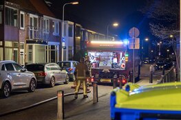 Brand in schuur aan de Edisonstraat in IJmuiden