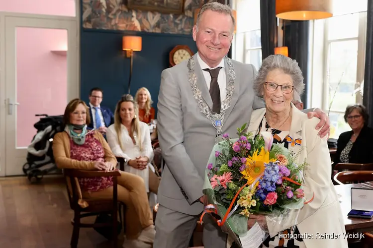 Koninklijke onderscheiding voor Janneke Kiekebos-Meijns