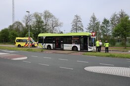 Lijnbus komt in botsing met fatbike, vrouw raakt gewond
