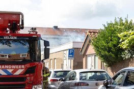 Grote brand bij fietsenwinkel in IJmuiden