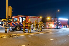 Flinke schade bij aanrijding in Velsen-Noord