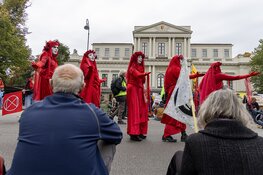 Extinction Rebellion voert actie en eist sluiting Tata Steel