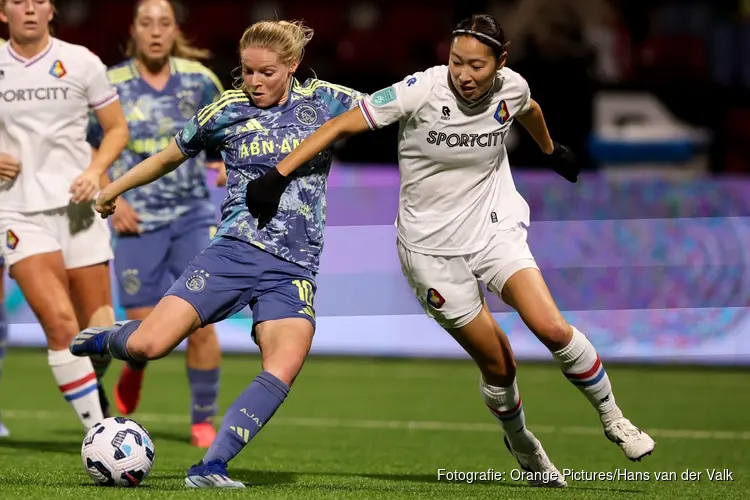 Ajax Vrouwen verstevigen koppositie na winst op Telstar