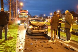 Veel schade bij kop staart botsing Velserbroek