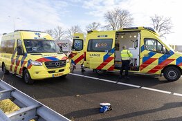 Gewonde bij zwaar ongeval op de A208 bij Velserbroek
