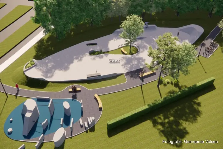 Start werkzaamheden skatepark Santpoort-Noord