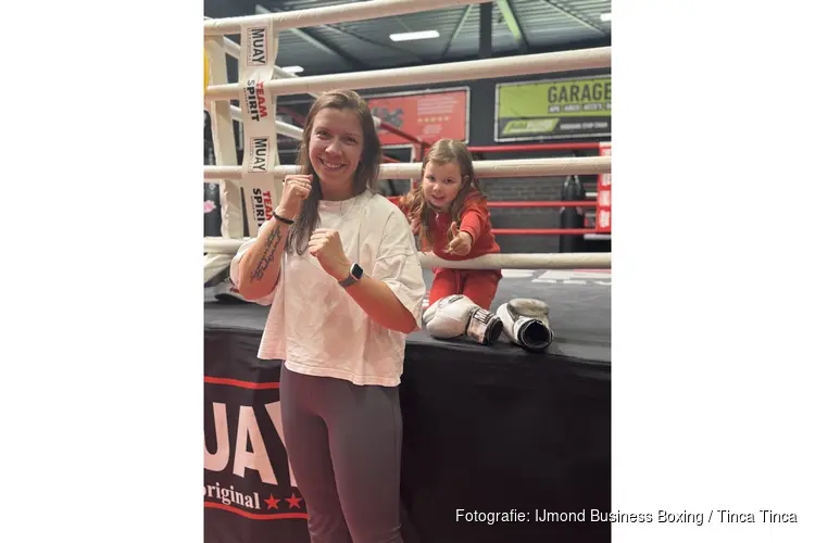 IJmuidense Kimberly Gergis neemt deel aan IJmond Business Boxing