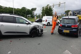 Veel schade bij ongeval in Velsen-Noord