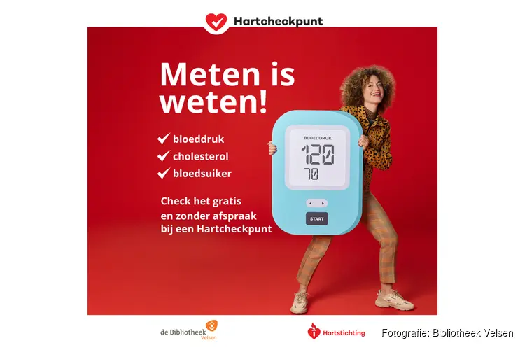 Gratis Hartcheckdagen in de Bibliotheek Velsen