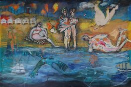 Annet van der Vlugt schildert wat niet in woorden past