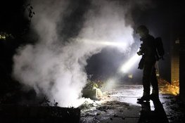 Containerbrandje in Driehuis snel onder controle