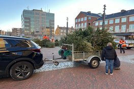Winactie bij inzamelen kerstbomen