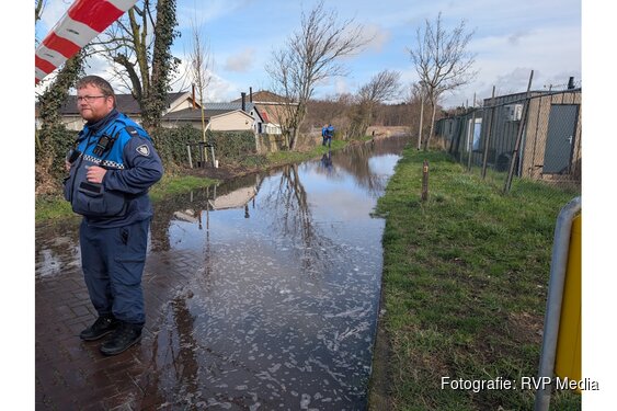 Straten onder en Grip 2 na breuk in waterleiding