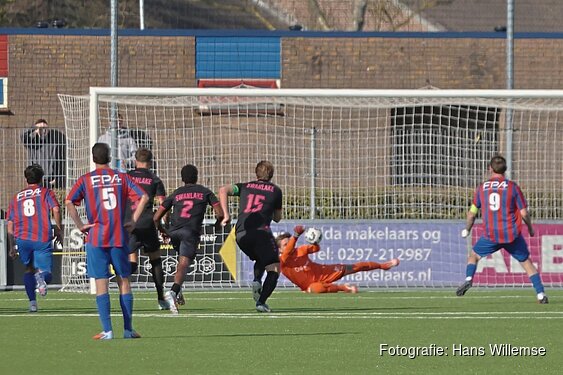 Zwaarbevochten overwinning van Stormvogels op CSW in Wilnis