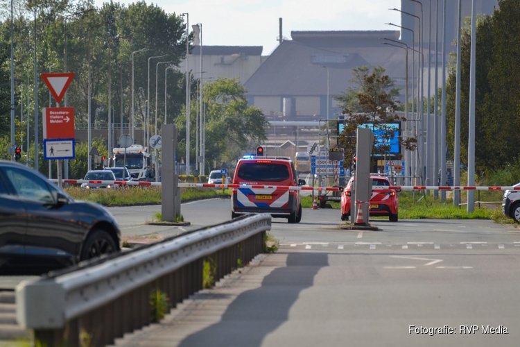 Korte maar hevige brand op terrein Tata Steel IJmuiden