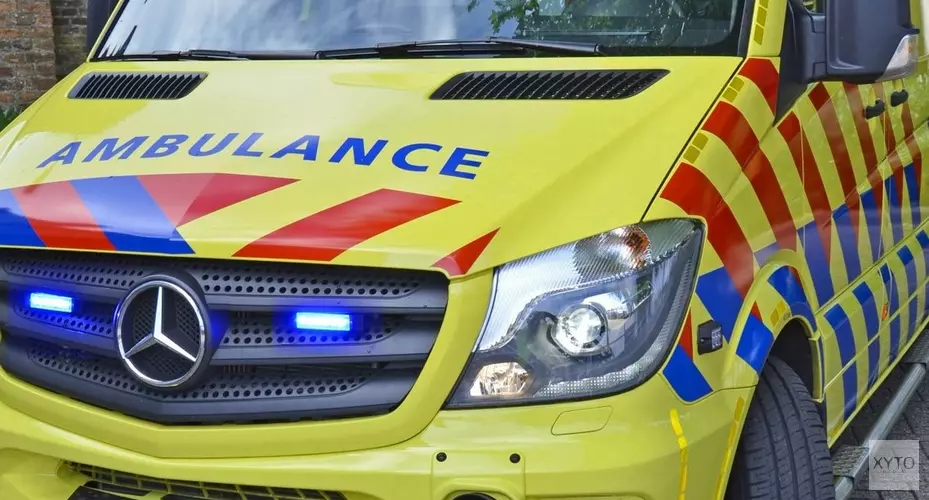 Scooterrijder ernstig gewond door uitglijder