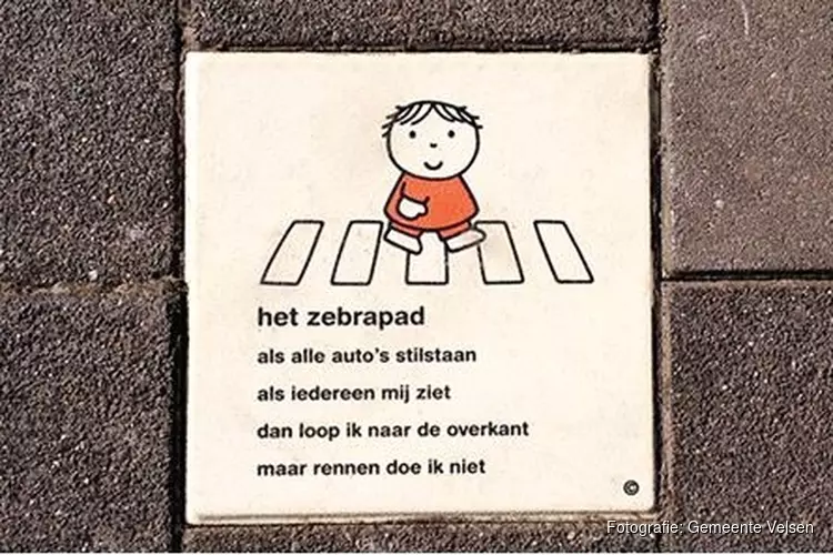 Gebruik het zebrapad veilig!