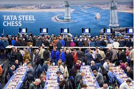 Topdrukte op Tata Steel Chess Tournament