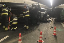 Wijkertunnel weer vrij na eerdere kettingbotsing met negen voertuigen