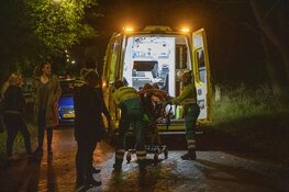 Motorrijder botst op hert in Driehuis