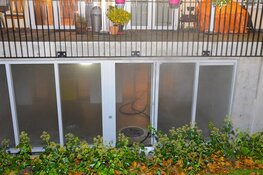 Brand in boxruimte onder flat