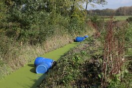 Gedumpte vaten aangetroffen in recreatiegebied Spaarnwoude